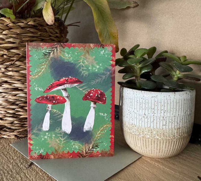 Toadstool Card
